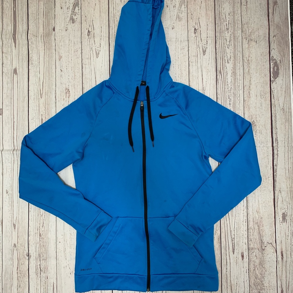 Nike Drifit Zip Up Hoodie 868323-435 Size MT